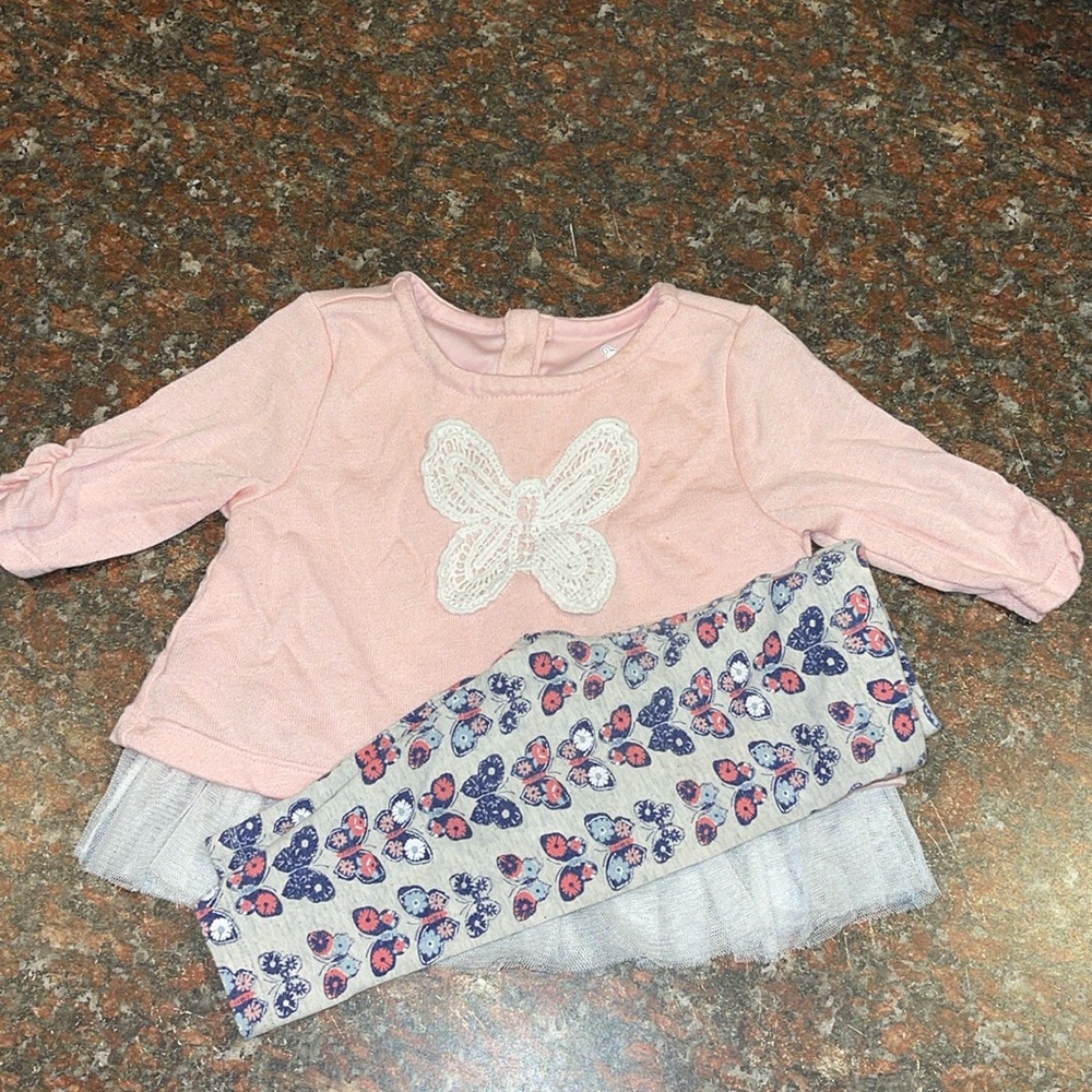 The cutest baby girl outfit set🎀